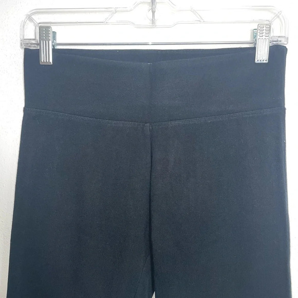 Victoria’s Secret PINK Yoga Black Leggings Tropical Icon Lace Ankle Small Women - Picture 3 of 12